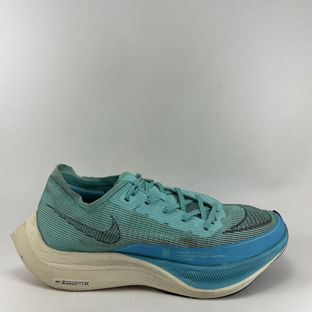 Nike ZoomX Vaporfly NEXT% 2 Mens Size 9 Aurora Green Carbon Running Shoes